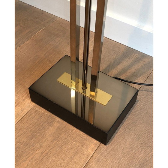 Image 1 of Vintage-Stehlampe mit Patina aus Rotguss und Messing, 1970