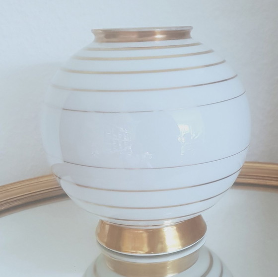 Image 1 of Vergoldete Porzellanvase von Alt Schoenwald