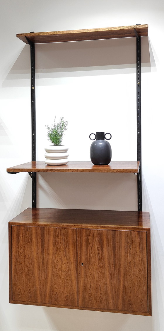 Image 1 of Mid Century Wandsystem | Jahrgang - Bücherregal