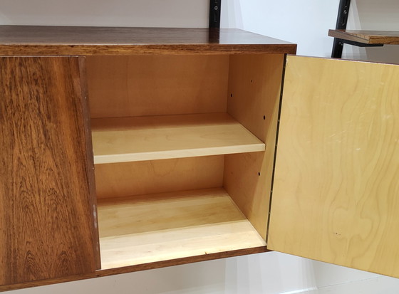 Image 1 of Mid Century Wandsystem | Jahrgang - Bücherregal