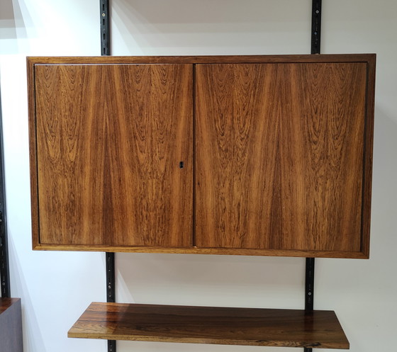 Image 1 of Mid Century Wandsystem | Jahrgang - Bücherregal