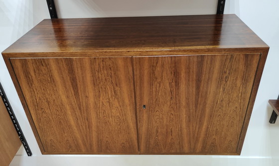 Image 1 of Mid Century Wandsystem | Jahrgang - Bücherregal