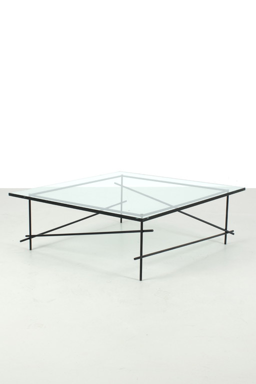 Vintage Couchtisch aus Glas