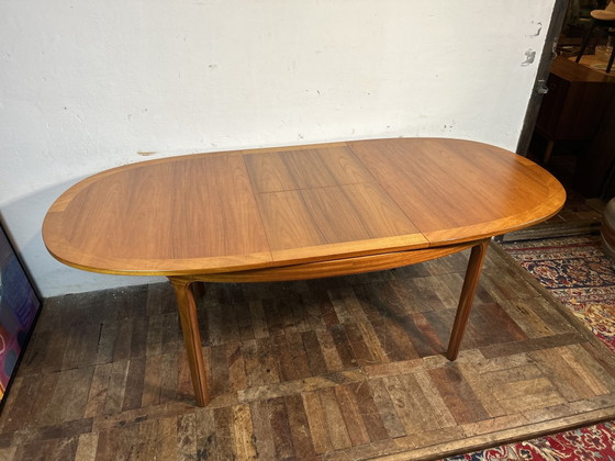 Image 1 of Ausziehbarer Esstisch aus Teakholz im Retro Vintage aus der Mid century