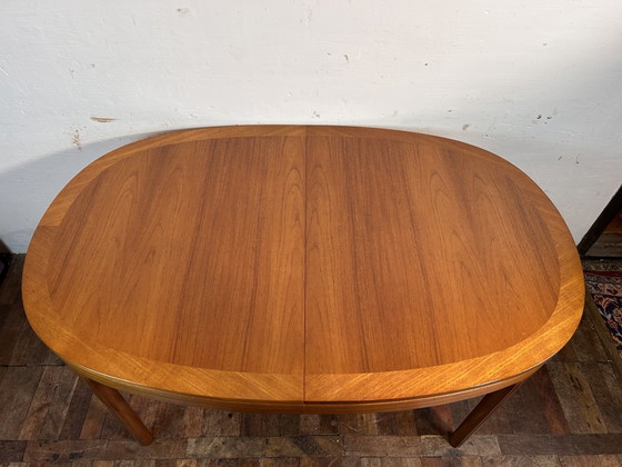 Image 1 of Ausziehbarer Esstisch aus Teakholz im Retro Vintage aus der Mid century