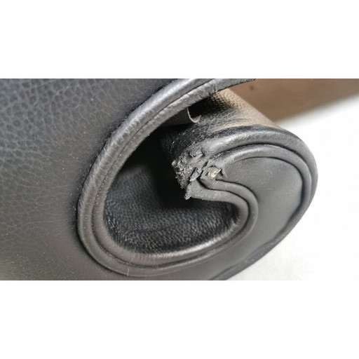 Vintage 2-Sitzer Sofa in schwarzem Leder für Bretz, Deutschland 1998