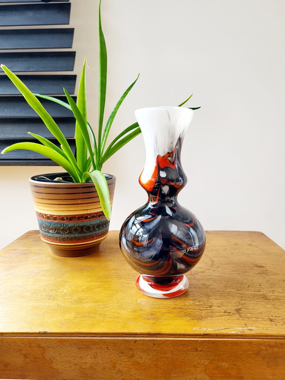 Image 1 of Opalin-Vase Florenz, Vetreria di Borgonovo, Italien, 1970er Jahre