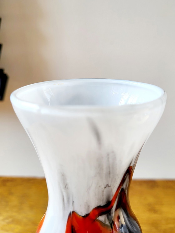 Image 1 of Opalin-Vase Florenz, Vetreria di Borgonovo, Italien, 1970er Jahre
