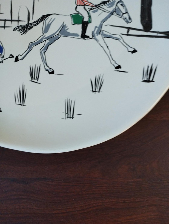 Image 1 of Großer Freiformteller, organisches Design -1960 - Vintage-Epoche