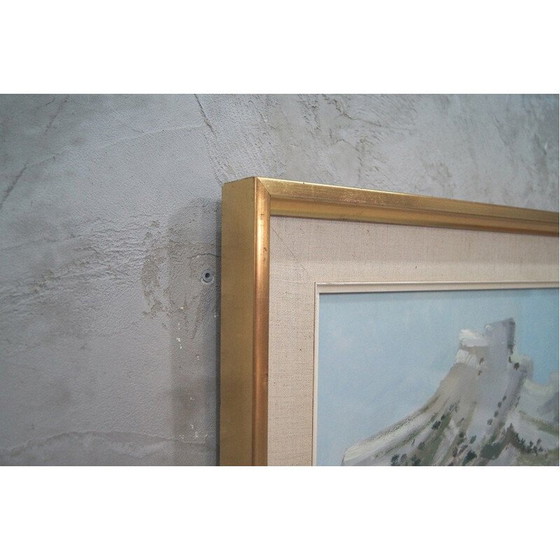 Image 1 of Expressionistisches Gemälde in Gouache von Eva Holmberg-Jacobsson, 1968