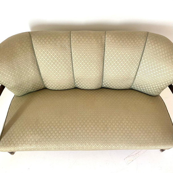 Image 1 of 1Xart Deco Zwei Sitze Sofa, zugeschrieben Malatesta und Mason, Italien 1950S
