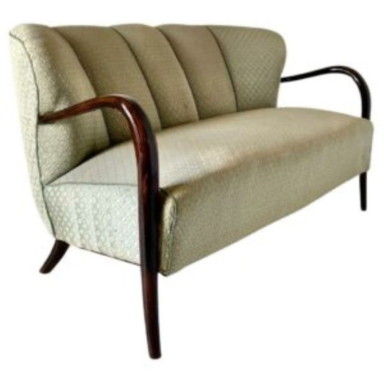 Image 1 of 1Xart Deco Zwei Sitze Sofa, zugeschrieben Malatesta und Mason, Italien 1950S