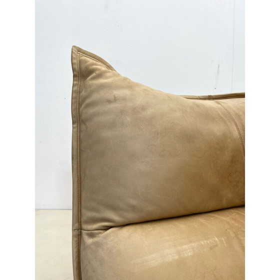 Image 1 of Mid Century Ledersessel, Italien 1970er