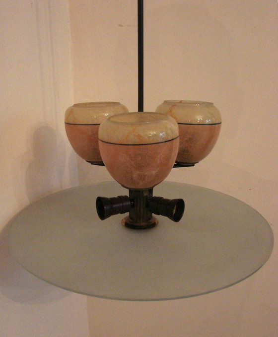 Image 1 of Art-Déco-Kronleuchter, 1930er Jahre