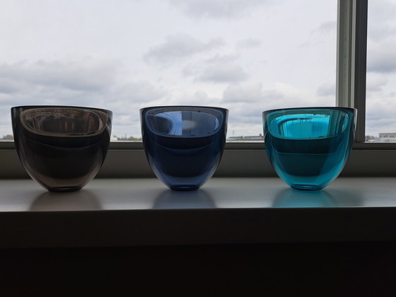 Image 1 of 3x Orrefors Pastillo-Schale von Lena Bergström