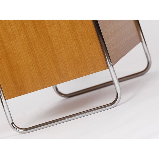 Image 1 of Vintage-Sideboard aus Stahlrohr und Eichenholz für Tschechisches Wohndesign