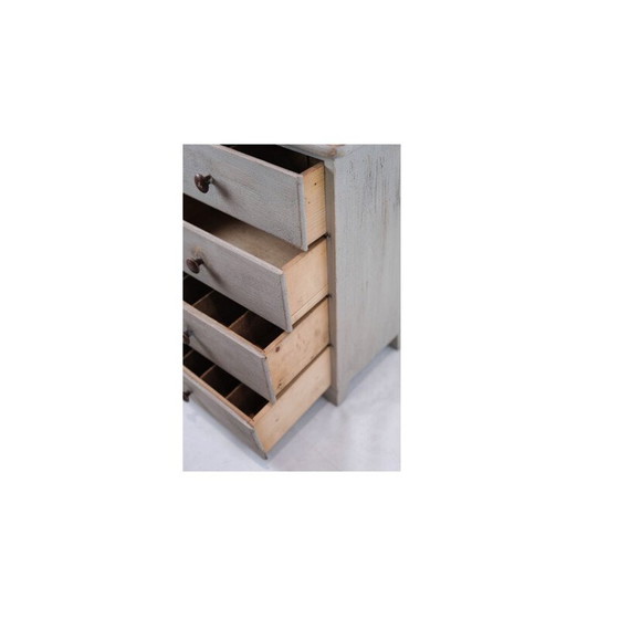 Image 1 of Gustavianische grau lackierte Kommode, 1840er Jahre