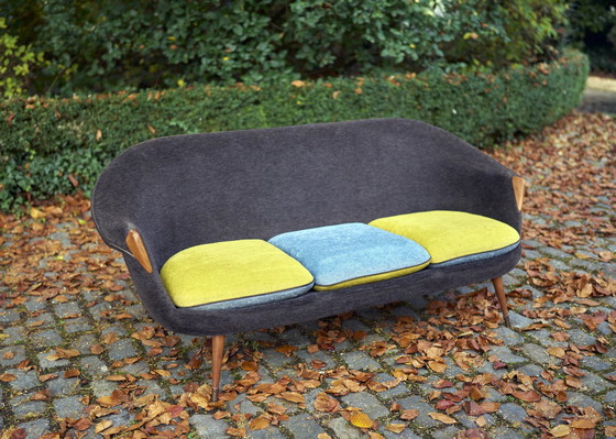 Image 1 of 3-Sitzer Sofa im Stil von Nanna Ditzel. 1950S