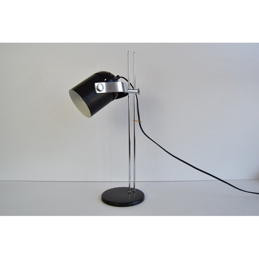 Verstellbare Metalltischlampe, verchromt von Stanislav Indra für Combi Lux, Tschechoslowakei 1970