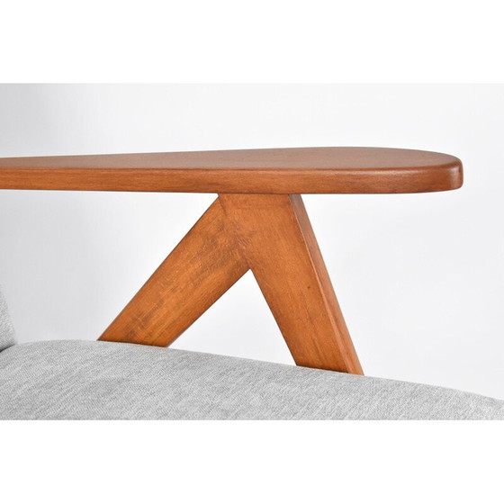 Image 1 of Vintage Sessel skandinavisch hellgrau 1960er Jahre