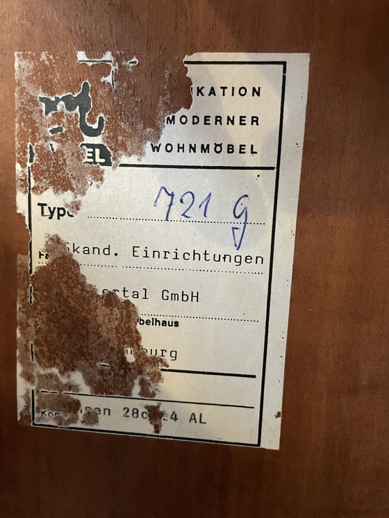 Image 1 of Buffetschrank aus massivem Teakholz Entwurf Heinrich Riestenpatt für RT Moebel