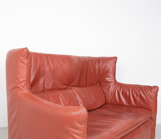 Image 1 of Montis Leder 2-Sitzer Sofa 1970er Jahre