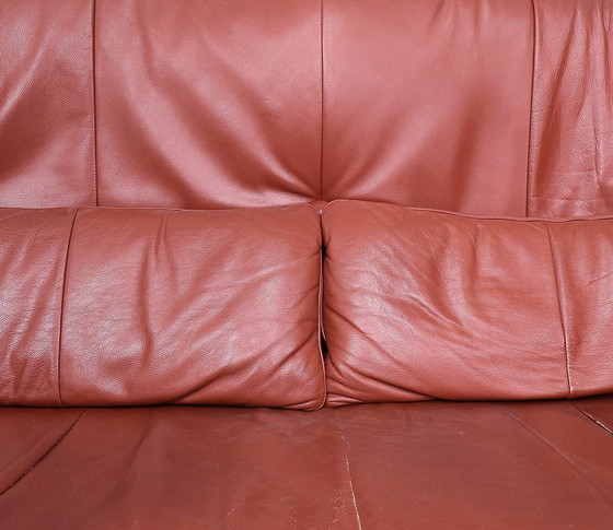 Image 1 of Montis Leder 2-Sitzer Sofa 1970er Jahre