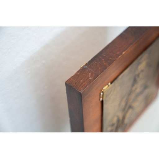 Skulptur aus Bronze und Holz von Giosuè Carducci, Italien 1835