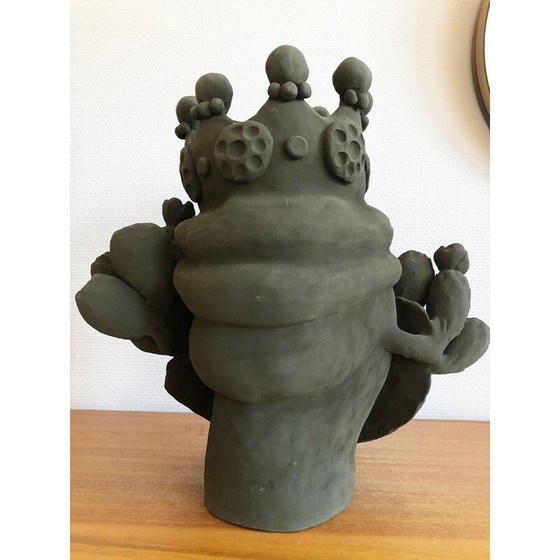 Image 1 of Vintage Vase aus Terrakotta von Stefania Boemi, Sizilien 2010s