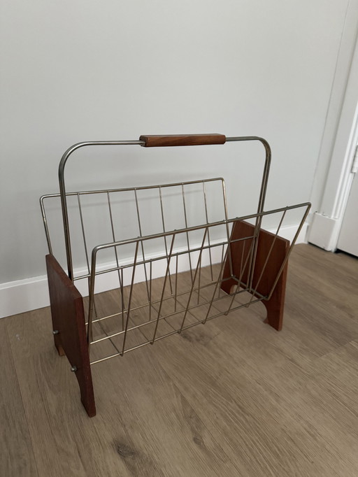 Mid Century Skandinavischer Lesekorb