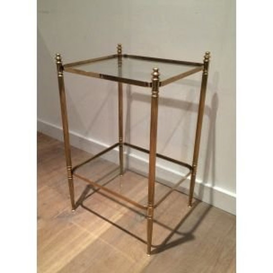 Image 1 of Vintage Messing Beistelltisch 1940