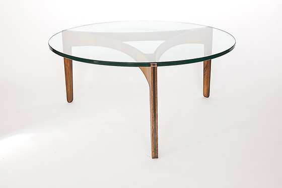 Image 1 of Palisander Couchtisch von Sven Ellekaer für Christian Linneberg | 1960er