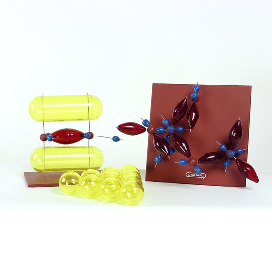 Image 1 of Schulmodell aus Diamantplastik, Tschechoslowakei 1960