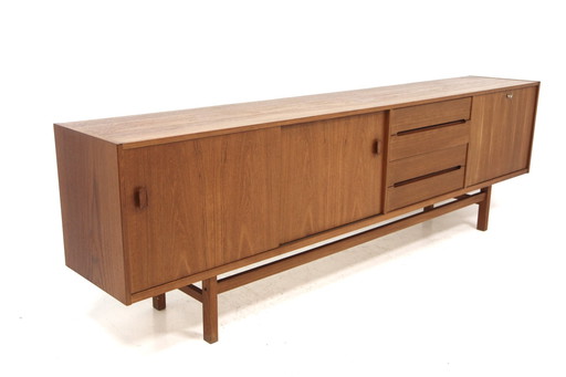 Skandinavischer Bücherschrank aus Teakholz, Schweden, 1960