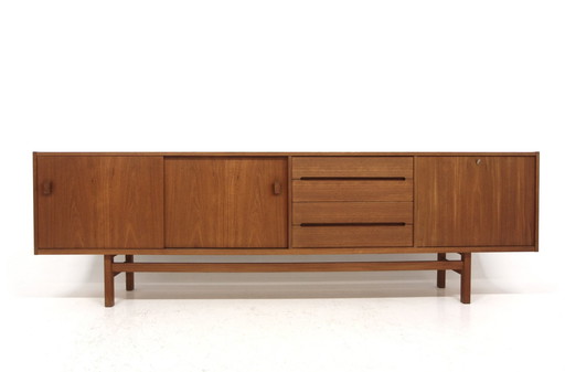 Skandinavischer Bücherschrank aus Teakholz, Schweden, 1960