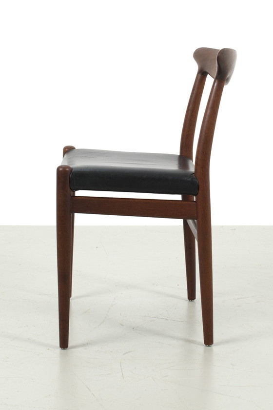 Image 1 of 4x 'ans Wegner' W2'-Stühle