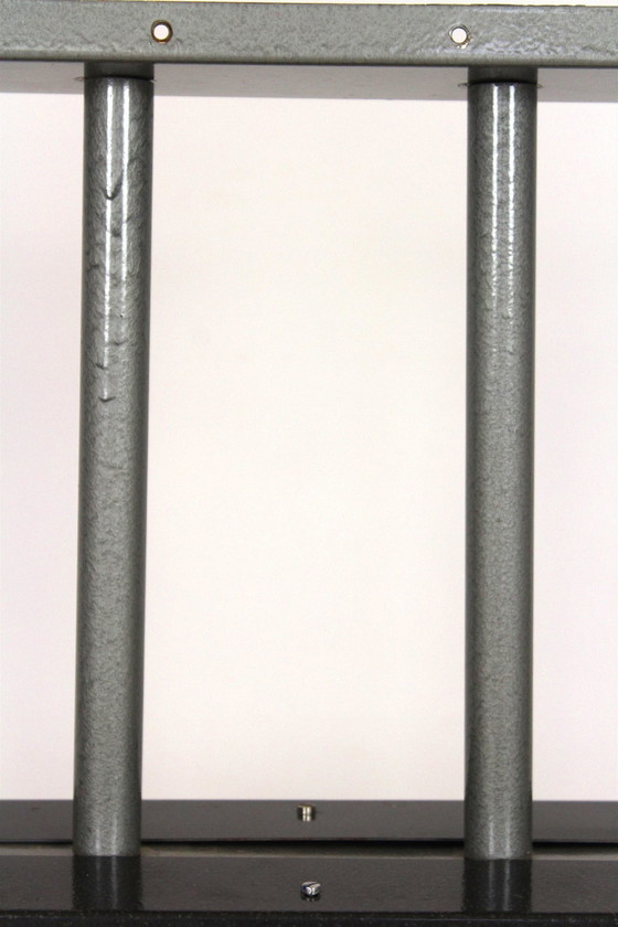 Image 1 of Große doppelseitige Eisenbahnuhr von Pragotron, 1980er Jahre