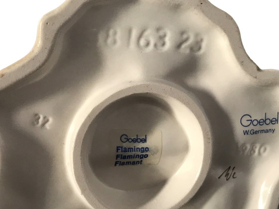 Image 1 of Goebel Porzellanskulptur von 2 Flamingos
