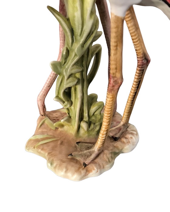 Image 1 of Goebel Porzellanskulptur von 2 Flamingos