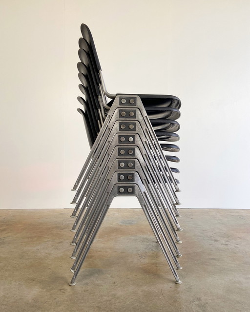 8X Vintage Knoll 1601 Stuhl von Don Albinson