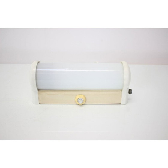 Image 1 of Vintage Wandlampe aus Bakelit und Glas, Tschechoslowakei 1930