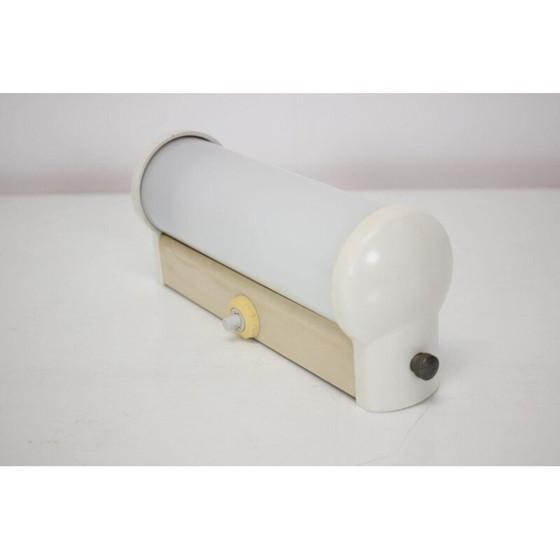 Image 1 of Vintage Wandlampe aus Bakelit und Glas, Tschechoslowakei 1930