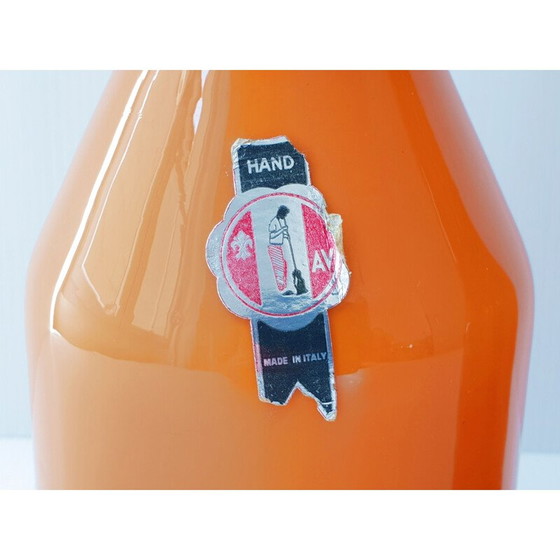 Image 1 of Paar Vasen aus Muranoglas von AV Mazzega, 1960