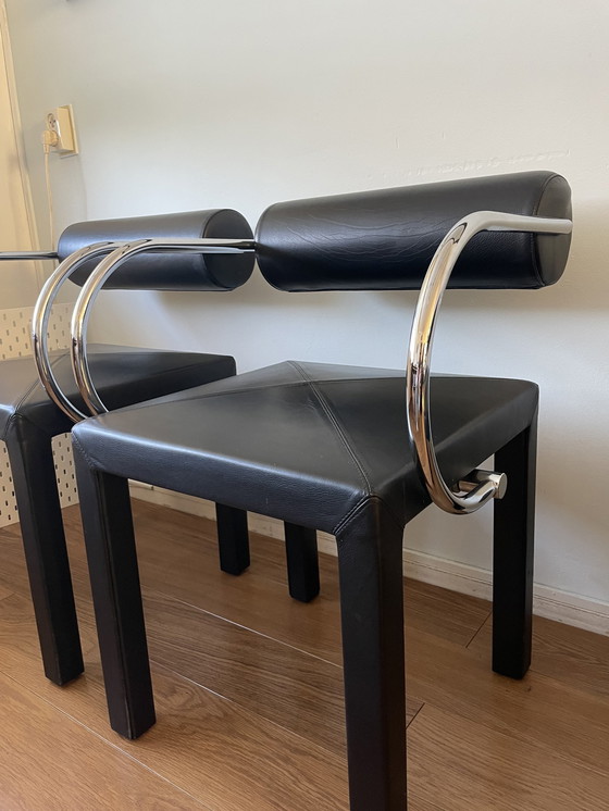 Image 1 of 4x B&B Italia Arcadia-Arconda Stühle