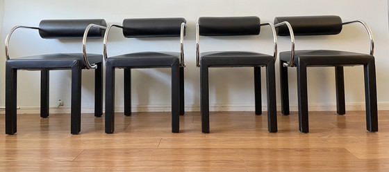 Image 1 of 4x B&B Italia Arcadia-Arconda Stühle
