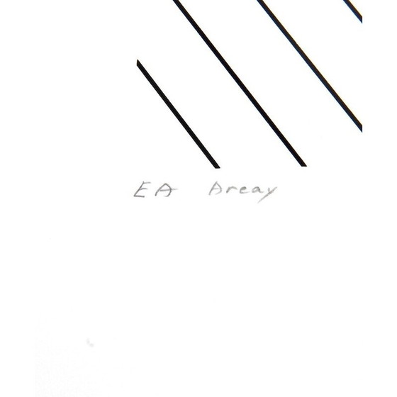 Image 1 of Vintage-Siebdruck von Geneviève Claisse