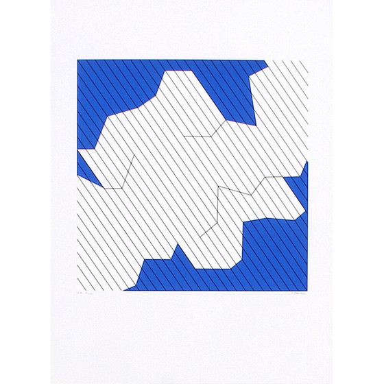 Image 1 of Vintage-Siebdruck von Geneviève Claisse