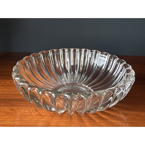 Image 1 of Schale aus geformtem Glas von Pierre d'Avesn, Frankreich 1930