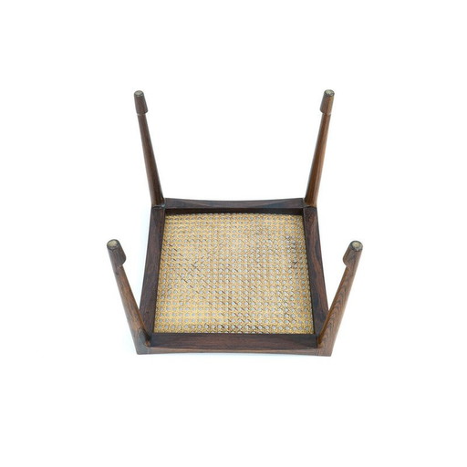 Dänischer Vintage-Hocker aus Rosenholz von Bernt Petersen für Wørts Furniture Carpentry