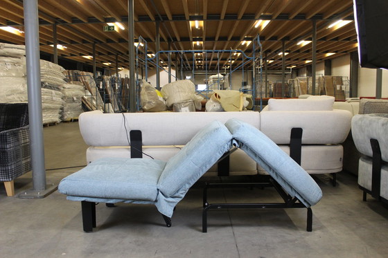 Image 1 of Sessel Liege Stoffsofa Stoffliege Sessel Mit Schlaffunktion 